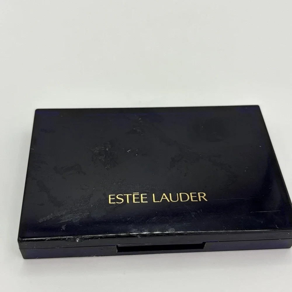 Estee Lauder Vintage Pure Color Eyeshadow Quad Ivory Box Lemon Square 4pc